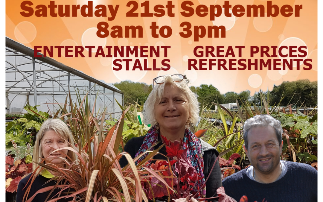 Plant Sale and Autumn Fayre coming soon….
